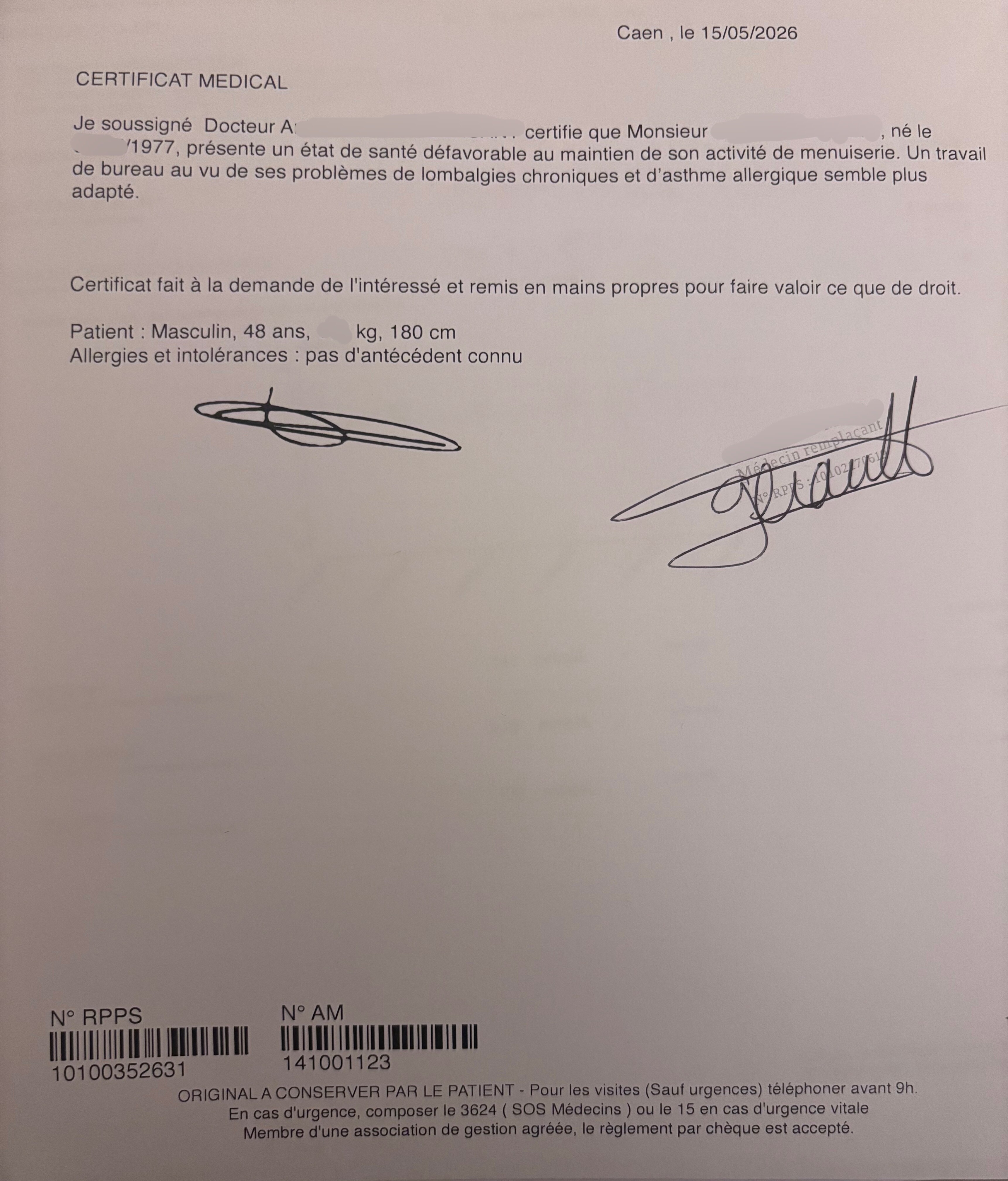 Image justificative de la cagnotte