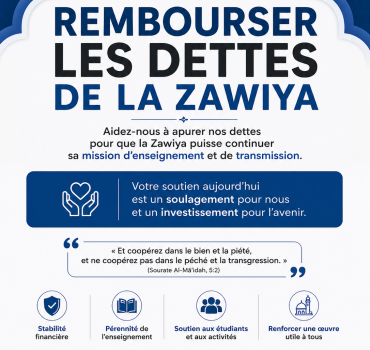 Soutient la Zawiya Safyyroullah