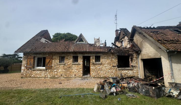 Un toit à reconstruire, une famille à soutenir 