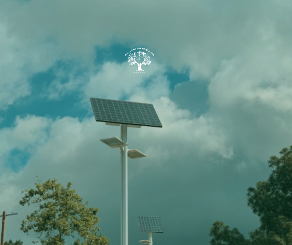 Création d'un éclairage public solaire 