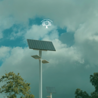 Création d'un éclairage public solaire 