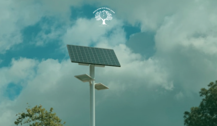 Création d'un éclairage public solaire 