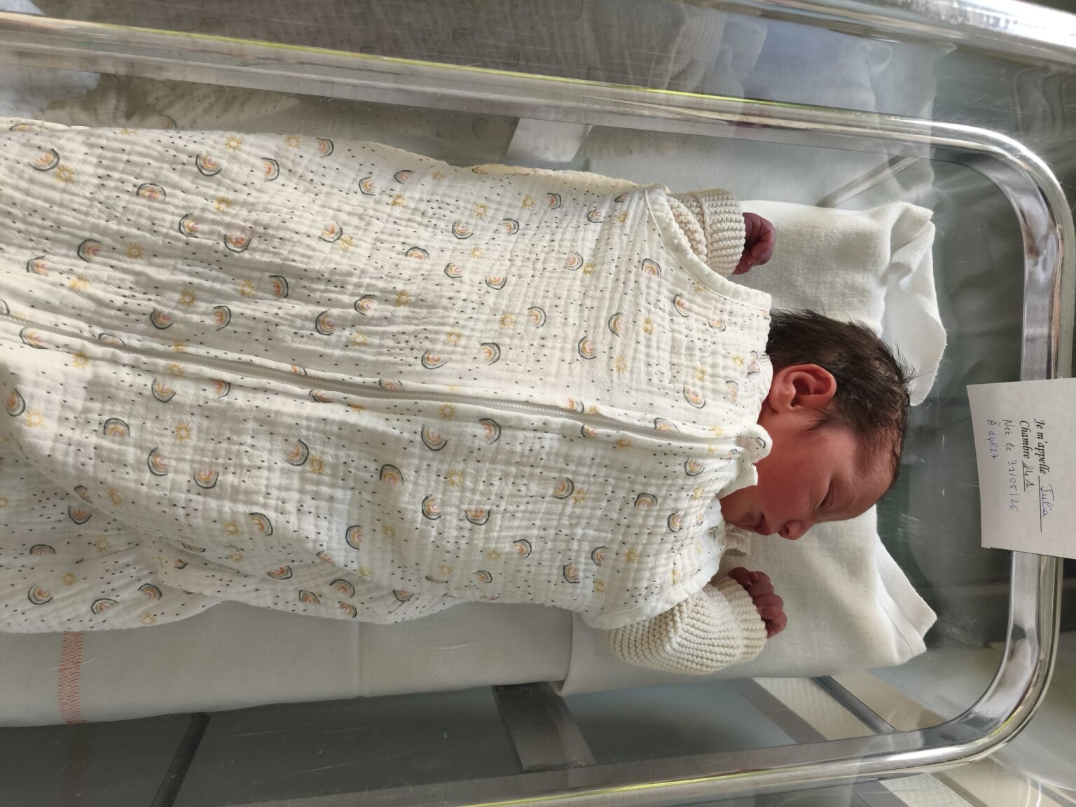 Naissance petite fille d'Anaïs