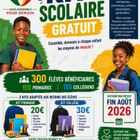 300 kit scolaires pour les enfants de Blois rentrée 2027