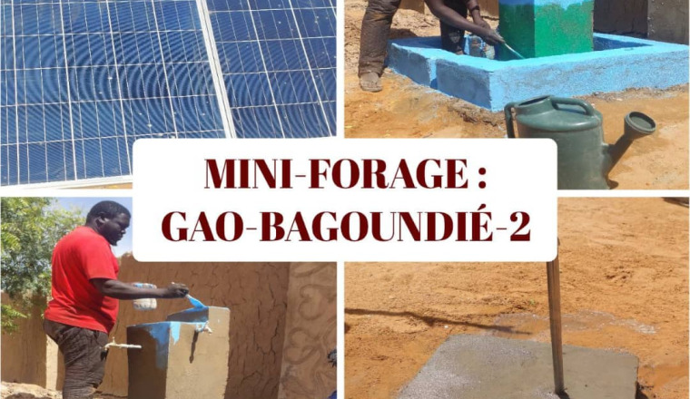 6ème mini forage GAO Mali