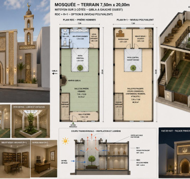 Acquisition d'un terrain pour le projet de construction d'une mosque au Sénégal 