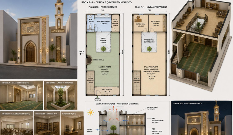 Acquisition d'un terrain pour le projet de construction d'une mosque au Sénégal 
