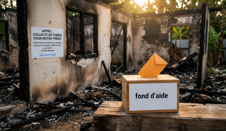 🚨 Appel à la solidarité : Soutenons notre frère après l'incendie de son foyer 🚨