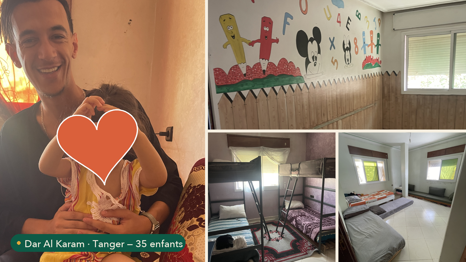 35 enfants à Tanger : les aider à boucler chaque mois