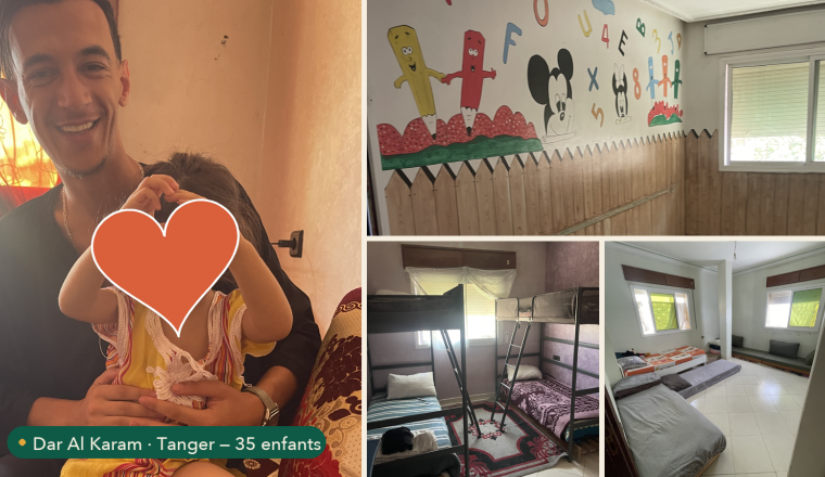 35 enfants à Tanger : les aider à boucler chaque mois