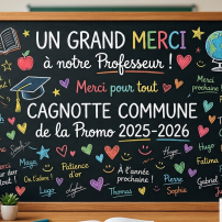 Cagnotte de remerciement 