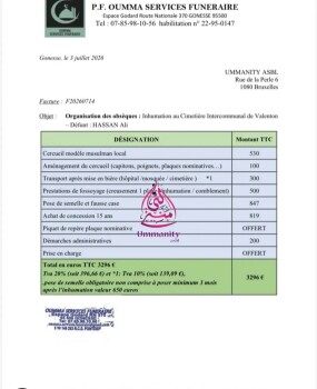 Pour notre frere réfugié Ali