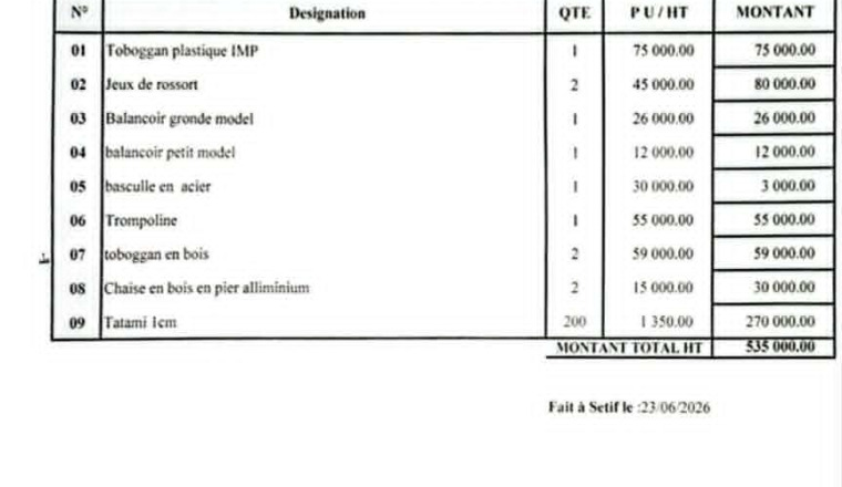 Image justificative de la cagnotte