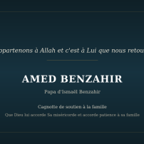 Pour le papa d’Ismaël Benzahir 