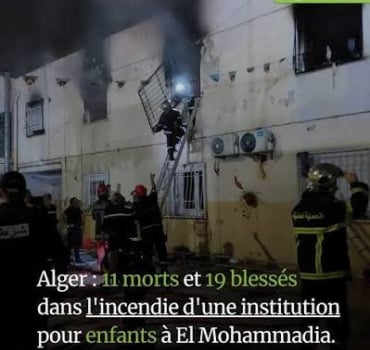 Incendie d'orphelinat Algerie