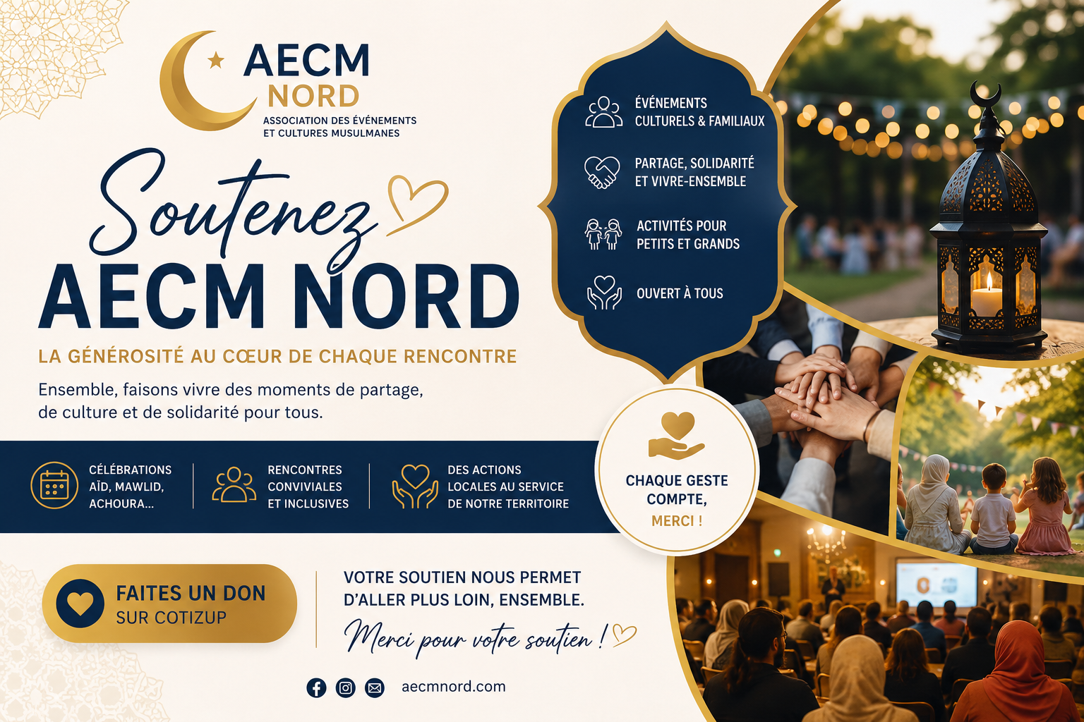 Soutenez AECM Nord