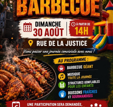 Barbecue à la justice le 30 Août 2026