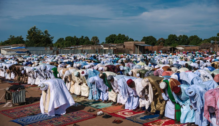 construction de la mosquée du village BAMBILA au Mali 