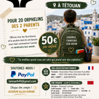 Scolarisons 20 orphelins 
