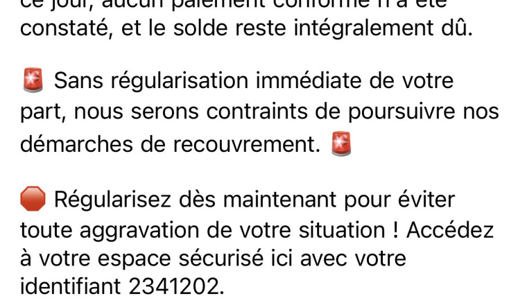 DETTES A REMBOURSER AU COMMISSAIRE DE JUSTICE !