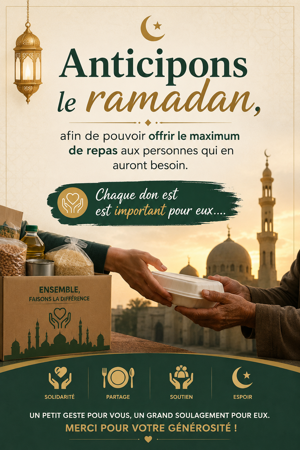 Anticipons le ramadan