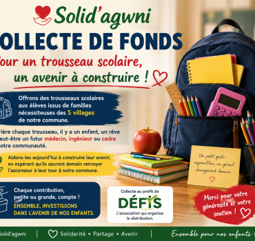 Un trousseau scolaire aujourd’hui, un avenir demain !