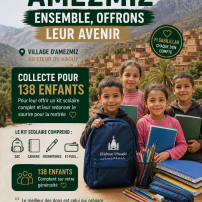 ❤️ A schoolbag for 138 children in Amezmiz