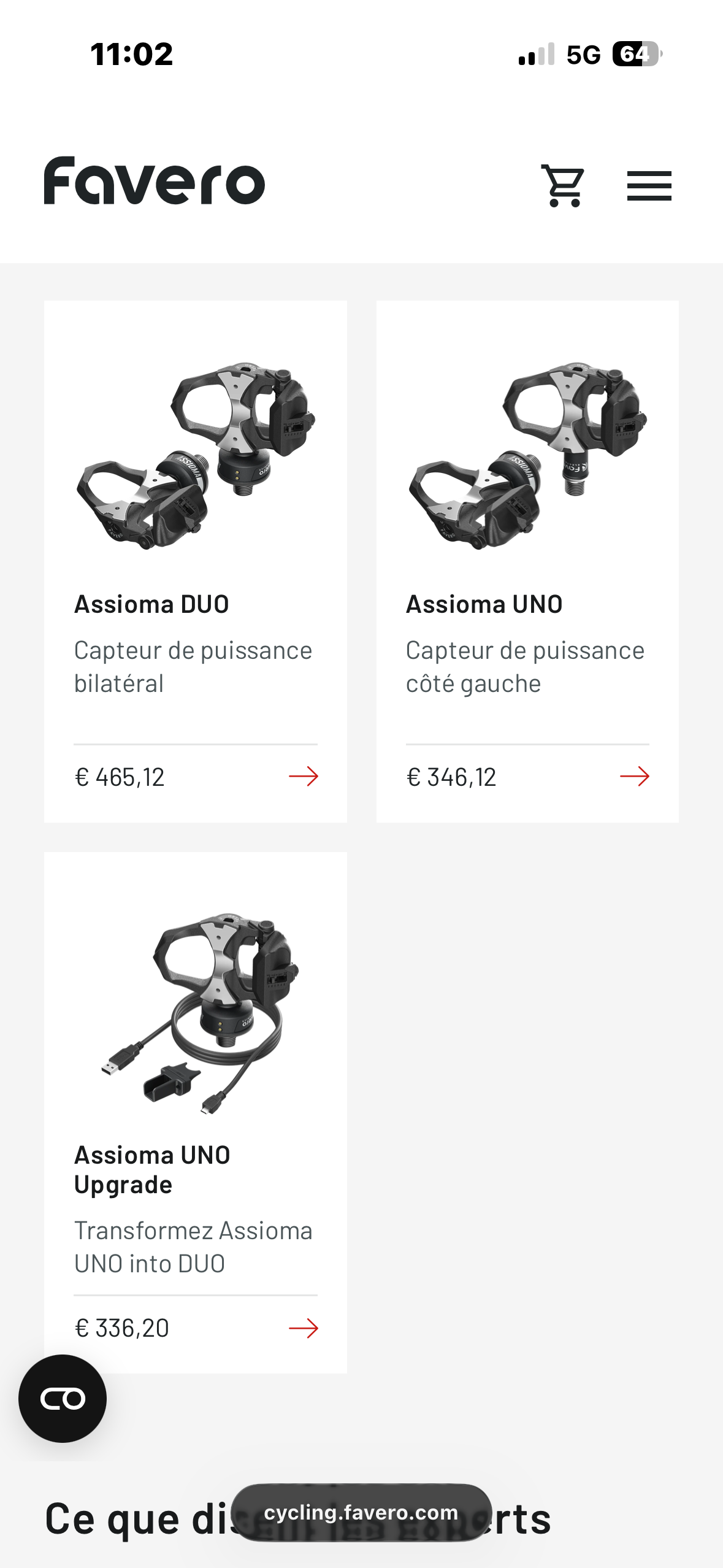 Pedales cadeau aurel 