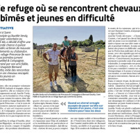 projet chemin croises médiation animal pour les jeunes en difficultés