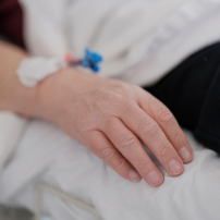 Support for a person battling cancer