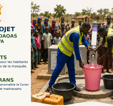 Un projet, deux Sadaqas Jariya : 1 Puits & 100 Corans