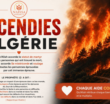 INCENDIE ALGÉRIE