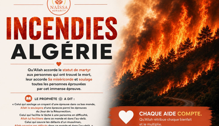 INCENDIE ALGÉRIE