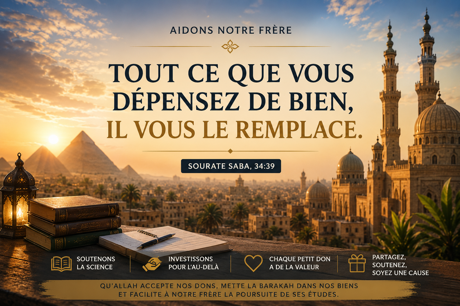 Un frère de France qui a émigré en Égypte a besoin de votre aide