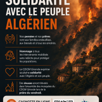 Solidarité CDCM Gironde - Incendies en Algérie