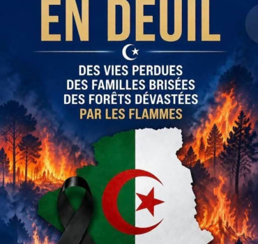 Aide humanitaire incendie Jijel (Algerie)