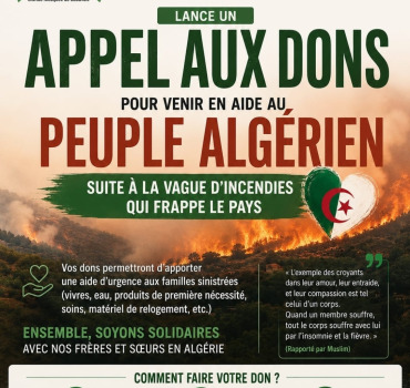 Soutien au peuple Algérien