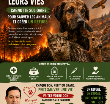 Sos Animaux incendies Algerie 2026