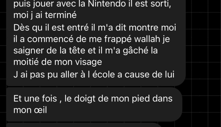 urgence violence infantile et rapte d’enfants 