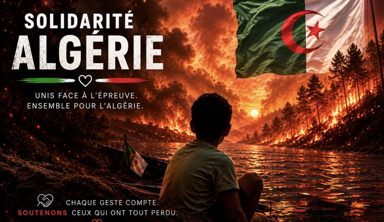 🇩🇿 Solidarité Algérie  Aidons les victimes des incendies ❤️