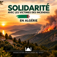 En soutien aux victimes des incendies en Algérie