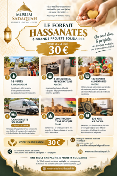 Le forfait hassanates : trente euros pour six grands projets solidaires 