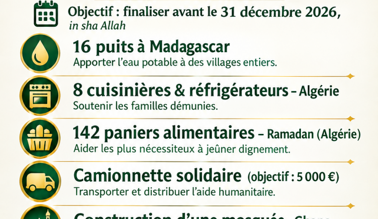 Participez à 6 projets en une seule action 🤲