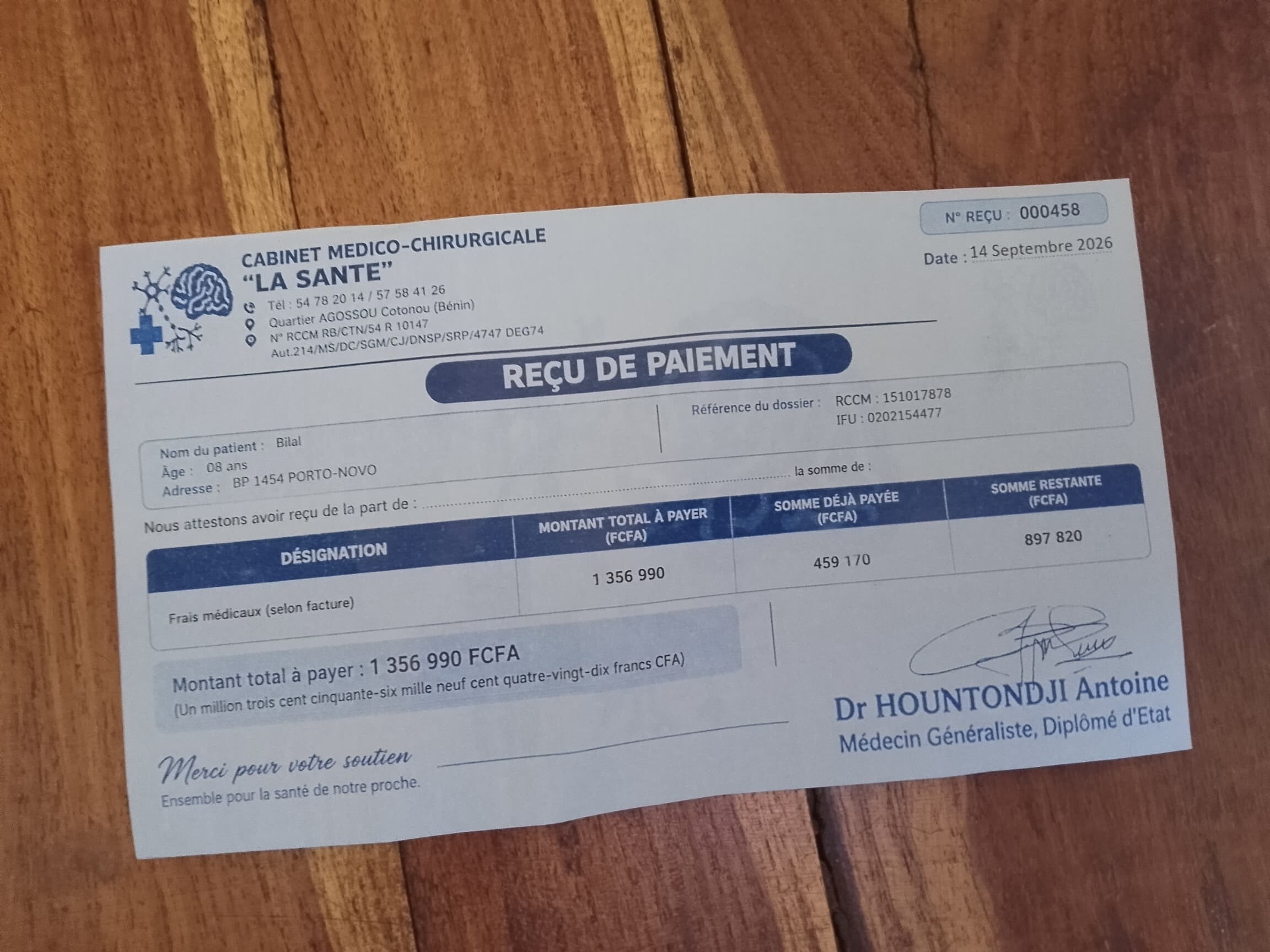 UN APPEL DU CŒUR POUR LE PETIT FRÈRE BILAL