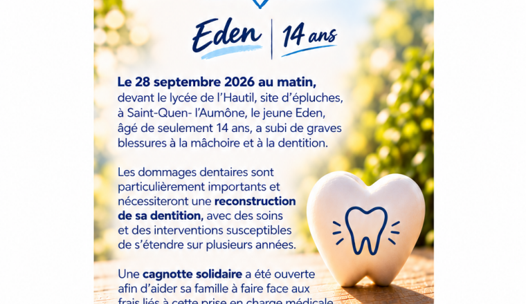 Pour Eden, 14 ans : Ensemble, redonnons-lui le sourire