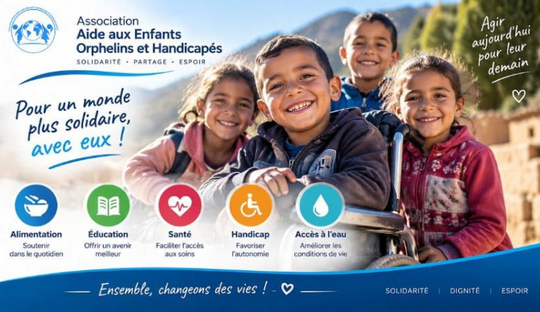 Aidez-nous à soutenir les enfants orphelins et handicapés