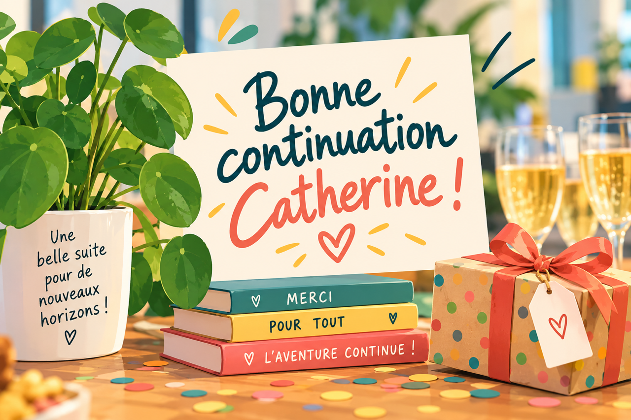 Pot de départ de Catherine