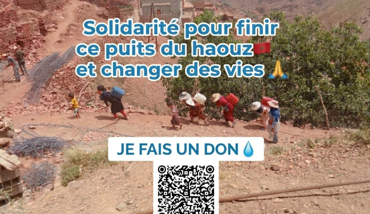 Solidaridad: Un pozo para estas familias del Haouz en Marruecos 🇲🇦💧