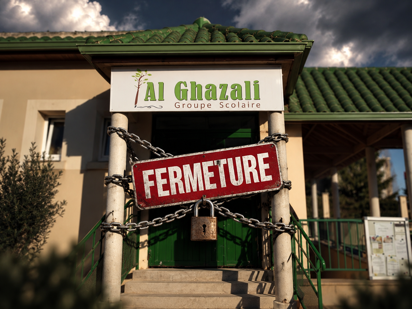 Fermeture : Soutenez le Groupe Scolaire Al Ghazali