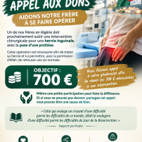 🤲 Ensemble, aidons notre frère à se soigner